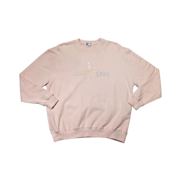 꾸레쥬 핑크 맨투맨