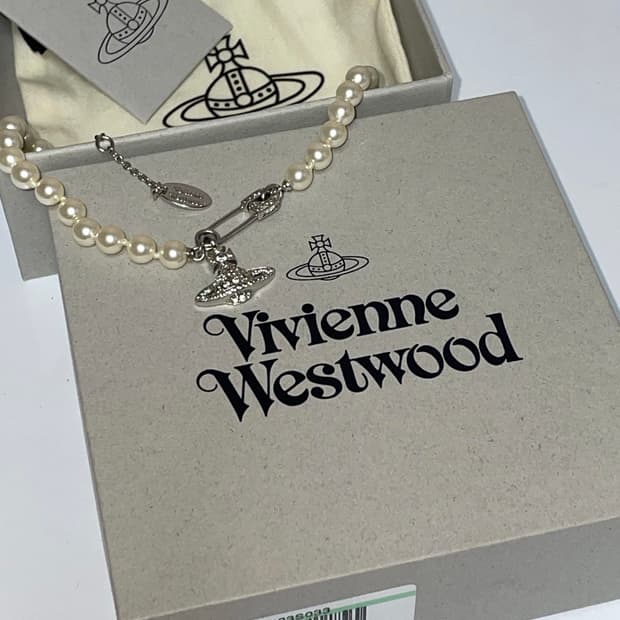 비비안웨스트우드 루크리스 펄 목걸이 진주 초커