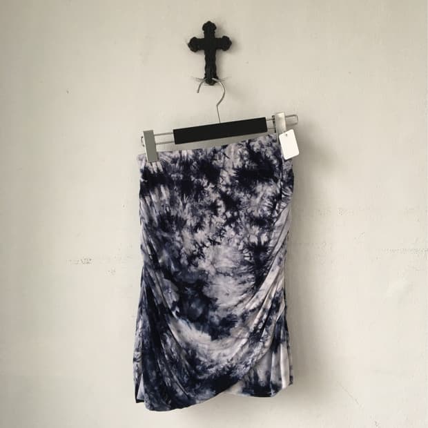 Dyed shirring tube top
