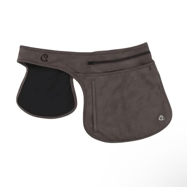 코이세이오 스웨이드 벨트백 브라운