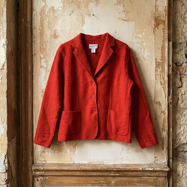 펜들턴(Pendleton) 퓨어 버진 울 레드 자켓