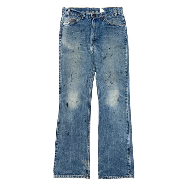 90s Levi’s usa 517 오렌지탭 플레어 데님 연청