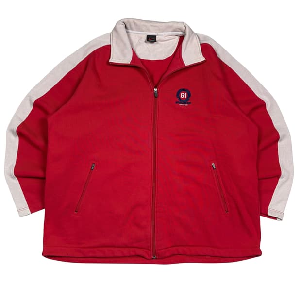 나이키00‘s 레드컬러 스웻 집업