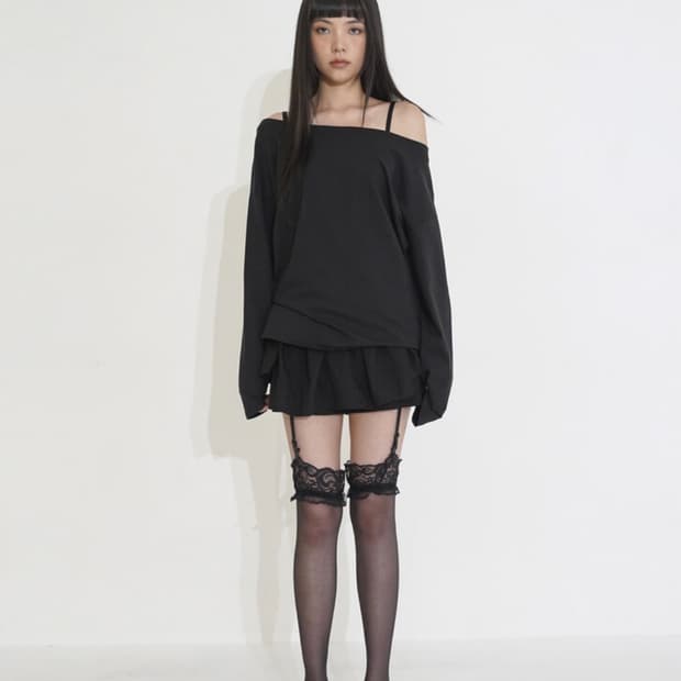 wsc archive recycle one shoulder tee