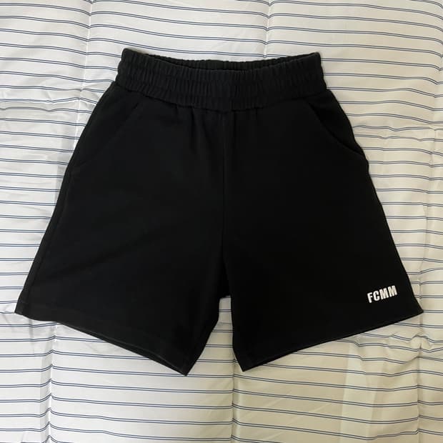 FCMM 에프씨엠엠 블랙 반바지 트레이닝 팬츠 판매