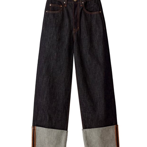 [s] 엔오르 와이드 롤 업 진 네이비