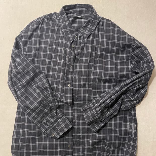 해칭룸 체크 셔츠 2사이즈