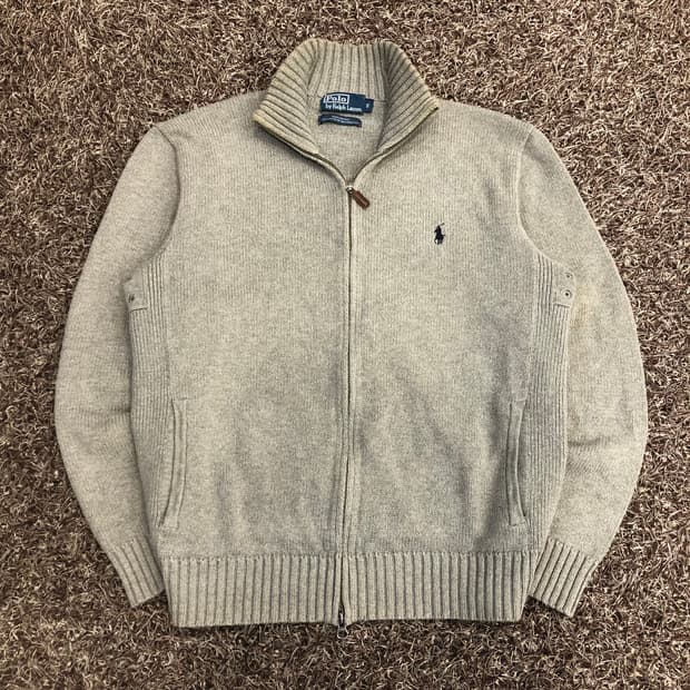 폴로 랄프로렌 투웨이 니트 집업 자켓