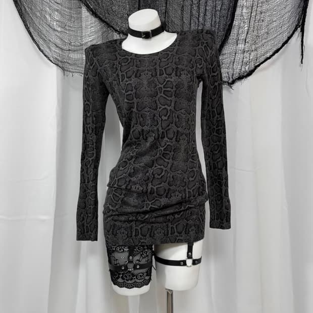 Snake knit 파이톤 니트