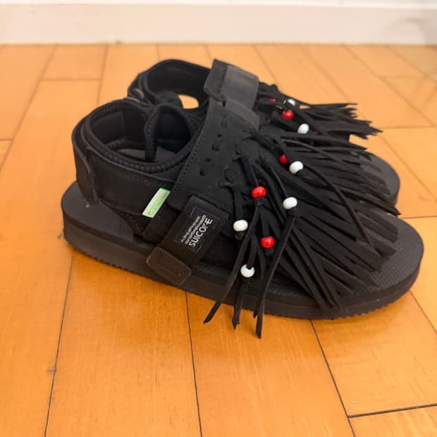 Suicoke 수이코크 웨스턴 프린지 샌달 
