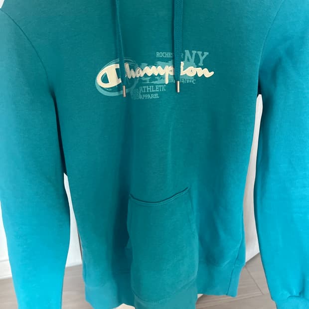 챔피온 아쿠아블루 후드