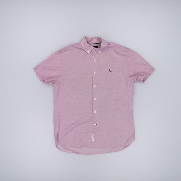 100 헤지스 체크 반팔셔츠 0313H1