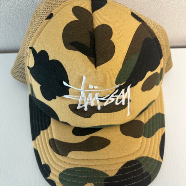 스투시 베이프 트러커켑 옐로우