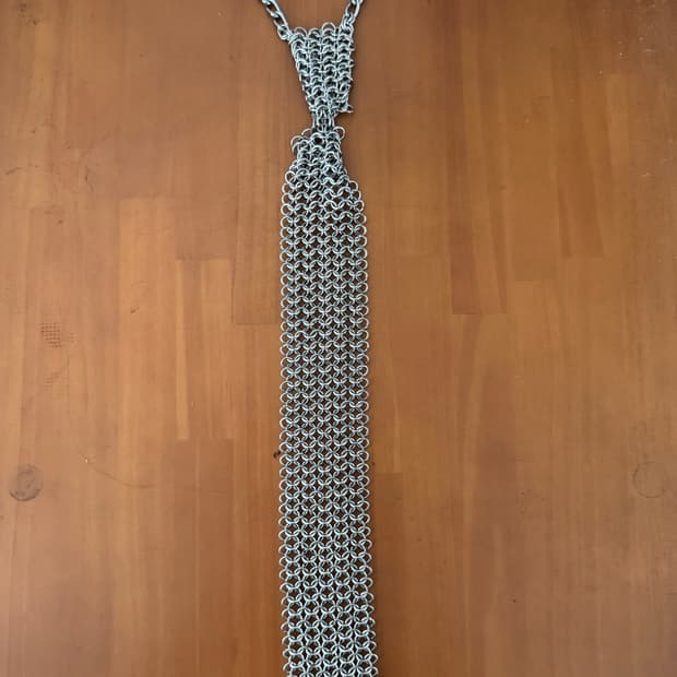handmade chain tie