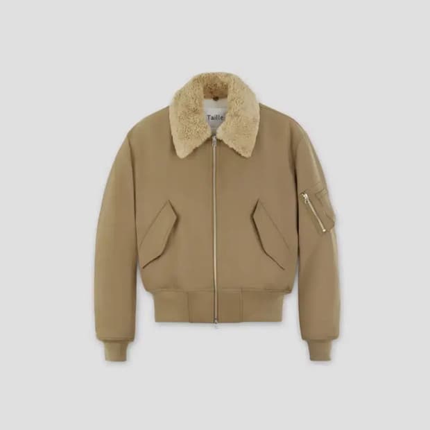 타일레 23fw 시어링 숏파카 카멜 2