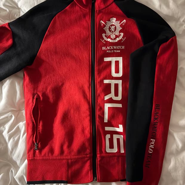 폴로 블랙와치 치프키프 레이싱 집업