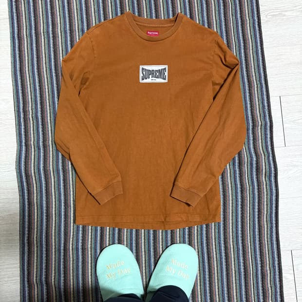 슈프림 우븐 롱슬리브