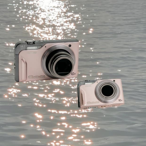 메이크업모드!) 카시오 엑슬림 h15 Exilim 빈티지 디카