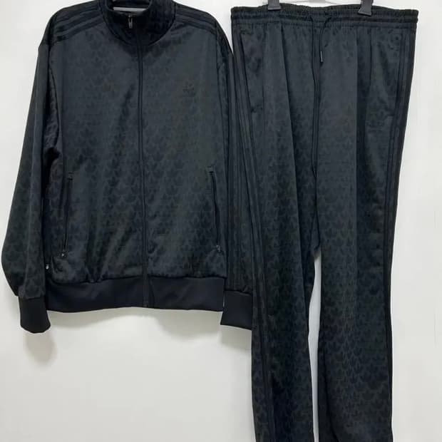 아디다스 블랙 트레이닝복 XL 상하의 세트