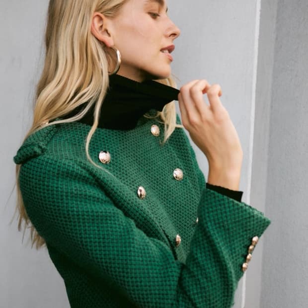 자라 스트럭처 재킷 L