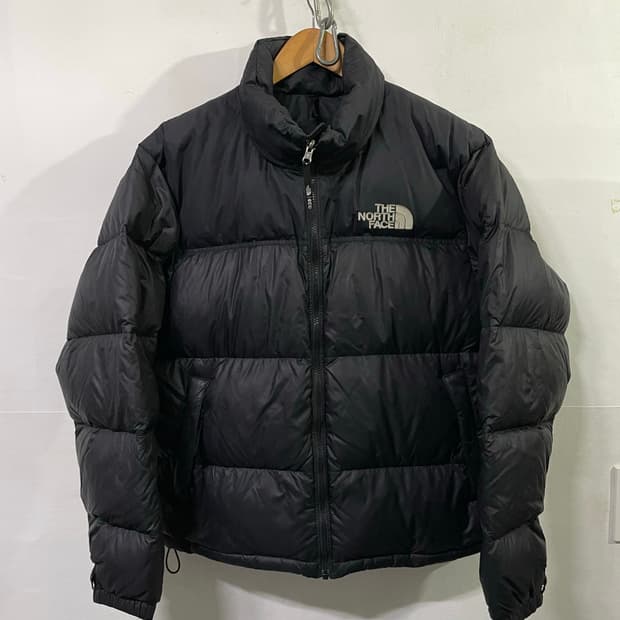 노스페이스 에코 눕시 블랙 패딩 100-105 사이즈