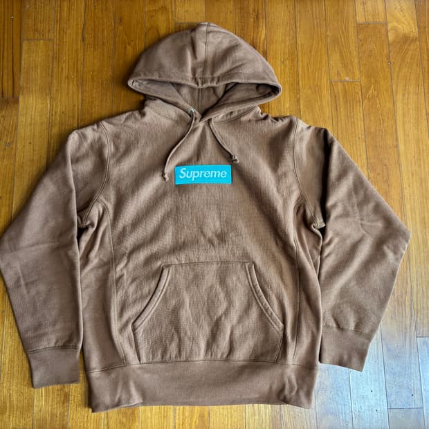 [M]17FW 슈프림 박스로고 후드 러스트