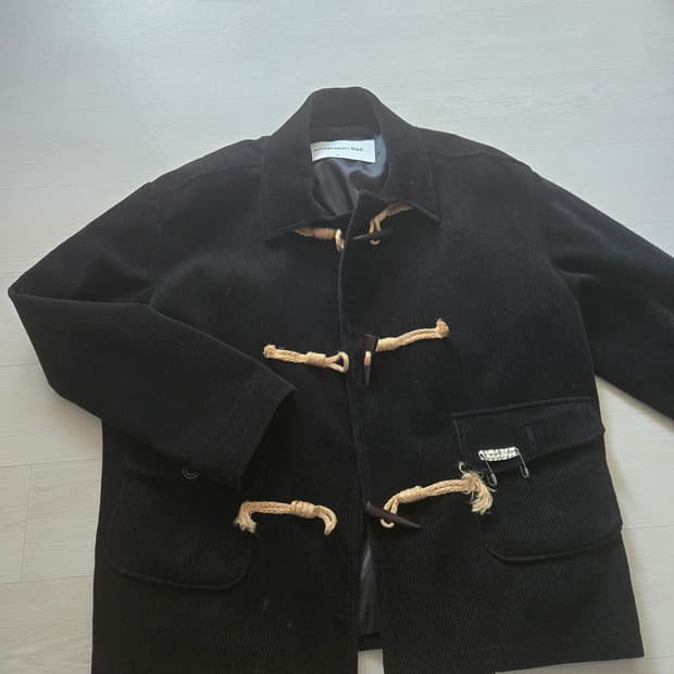 앤더슨벨 블랙 코듀로이 더플 자켓 XL