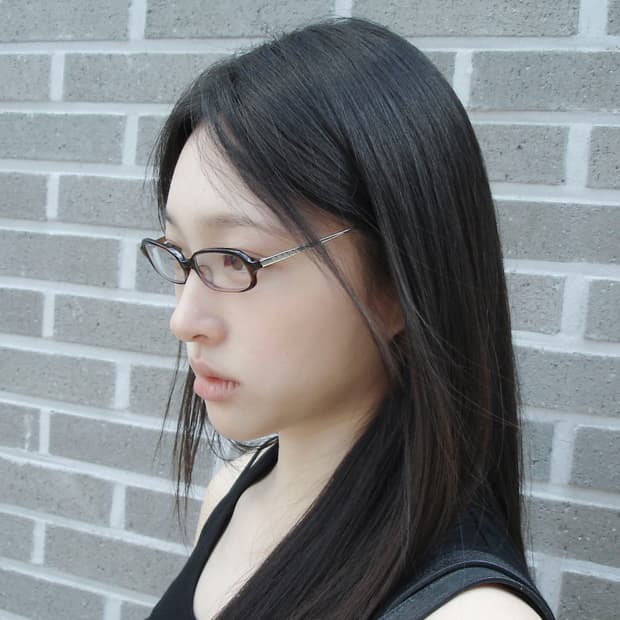 PRADA logo temple slim rectangle eyewear