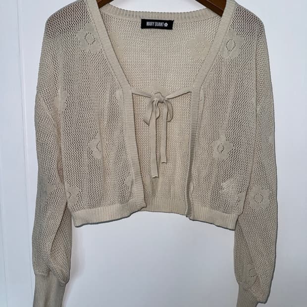 Mary Quant Daisy Knit Cardigan