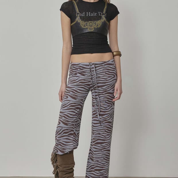 스컬프터 Pants Blue Zebra