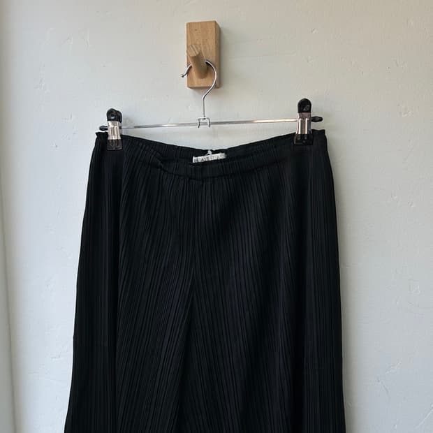 16634 - 플리츠 플리즈 플리츠 팬츠