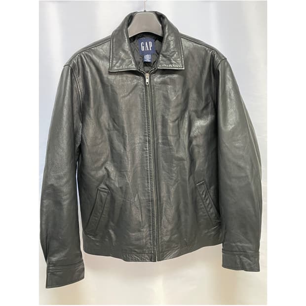 [D.O Archives] 90s 올드갭 레더 싱글 라이더자켓 블랙(M)