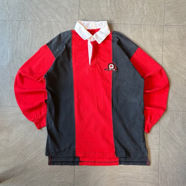 90s Vintage Rugby T-shirt  캐나다 생산 럭비 티