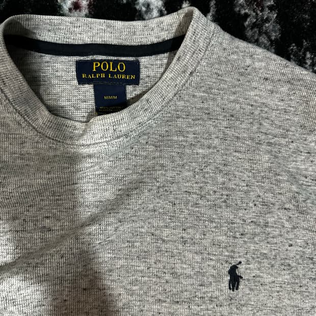 폴로 랄프로렌 긴팔 니트 그레이