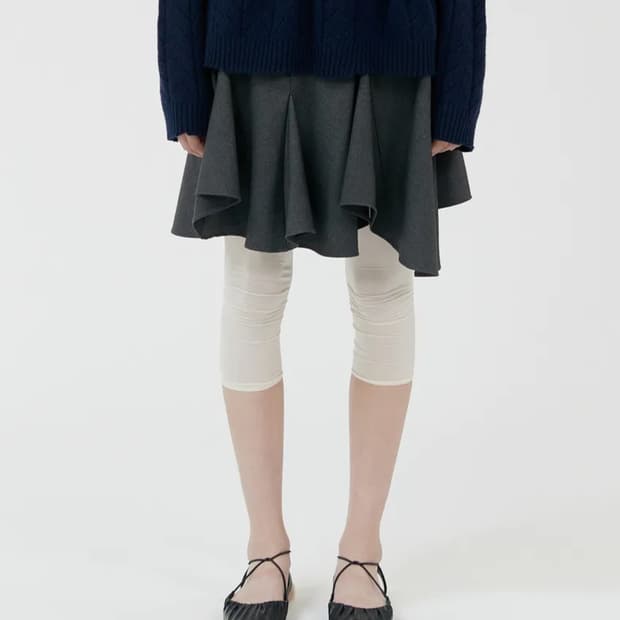 [gyeong] 경 드레이프 스커트 Draped Skirt 레이어드스커트