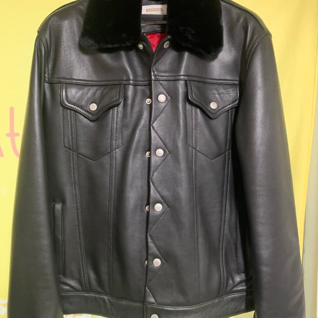 마하그리드 양가죽 트러커 판매합니다