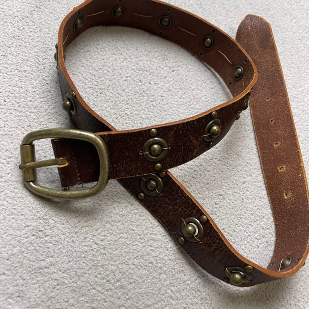빈티지 소가죽벨트- 빈티지벨트