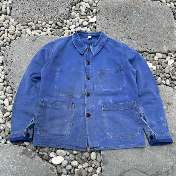 HARD FADED VINTAGE WASHING 빈티지프렌치워크자켓