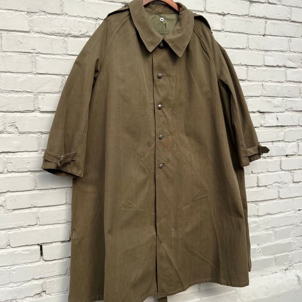 1940/50s FRENCH ARMY M35 밀리터히 모터사이클 코트