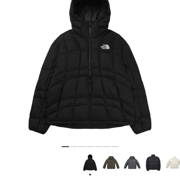 노스페이스 웨이브 lt 온볼 블랙 미시착 새상품 노페 경량패딩