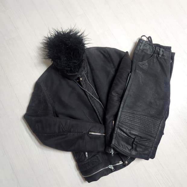 AW1999 Helmut Lang Astro Waxed Pants