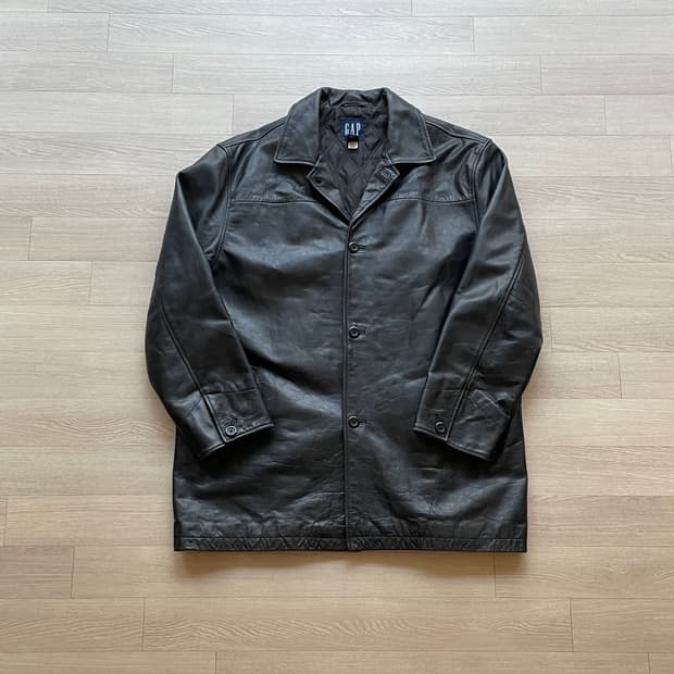 90s 올드갭 레더 카코트 gap carcoat