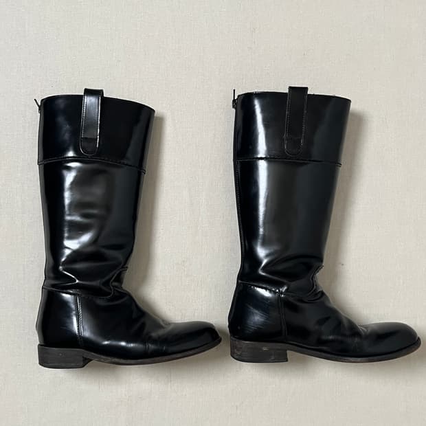 준야와타나베 글로시 롱부츠 junya watanabe 꼼데가르송