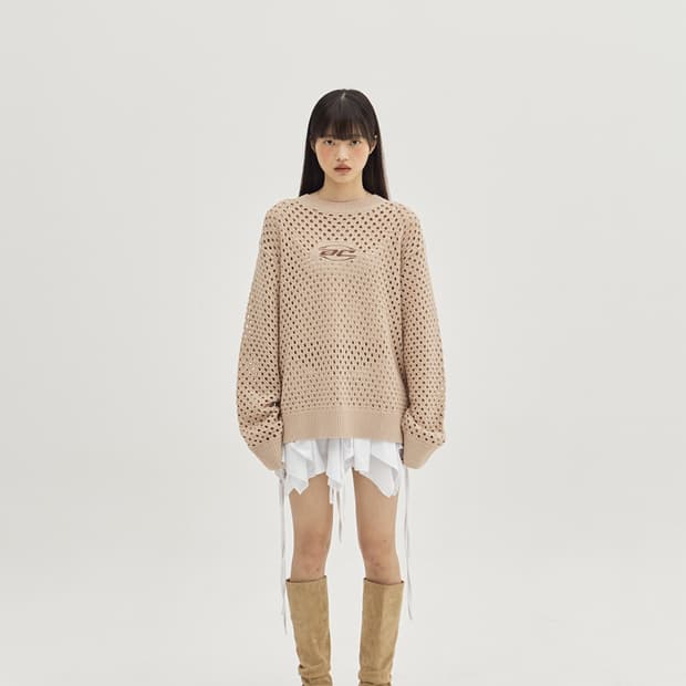 본챔스 펀칭니트