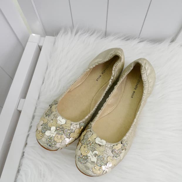 츠모리치사토 패치워크 플랫슈즈