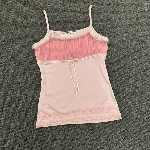 L)Spinkle 핑크 퍼리 나시