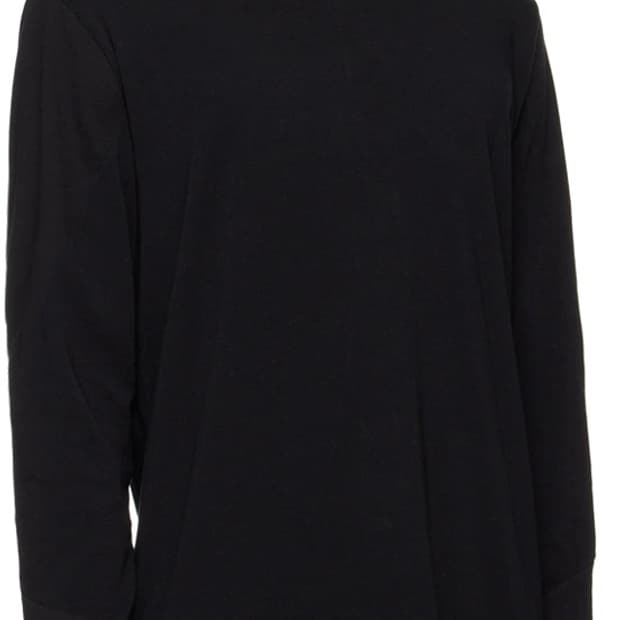 Thome Krom 스티칭 롱 슬리브 티