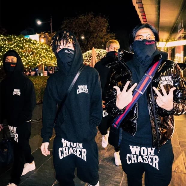 호미들 원체이서 블랙 후드 2사이즈