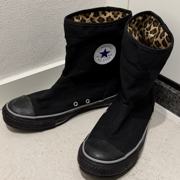 컨버스 부츠 레오파드
