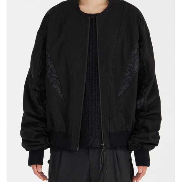 Professor.e 메가봄버자켓 블랙 48